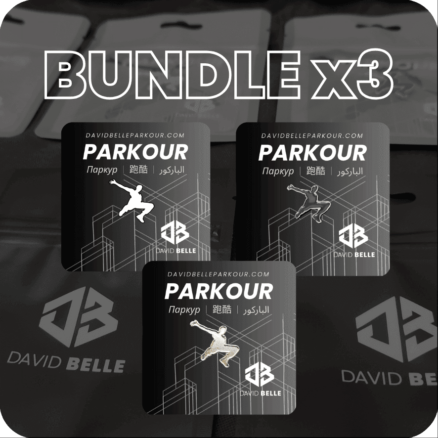 Lot de 3 Pins - David Belle