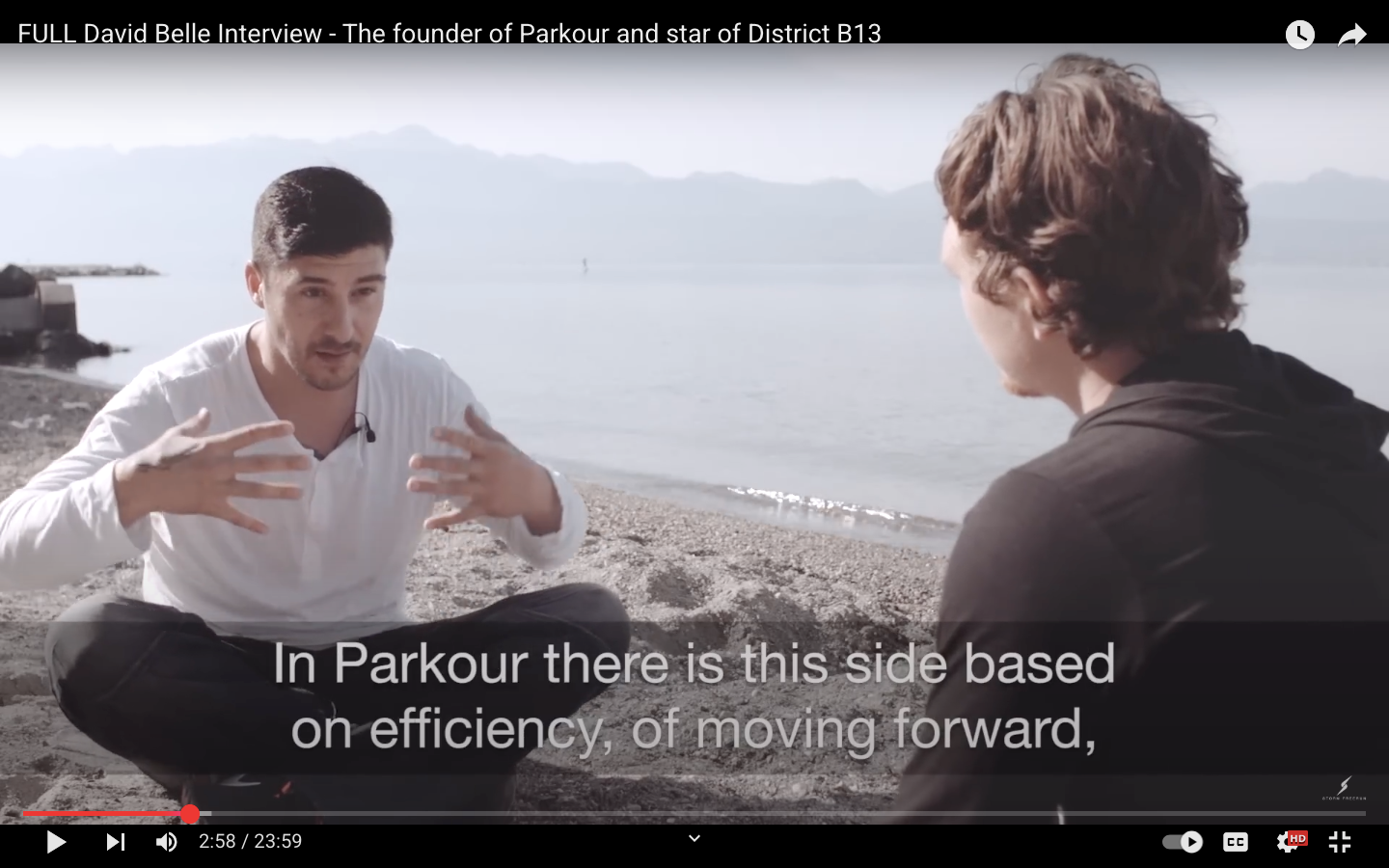 Charger la vidéo : Interview complète de David Belle - Le fondateur du Parkour et star du Banlieue 13 (B13) (StormFreerun)