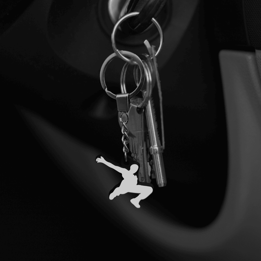 WHITE keychain - David Belle